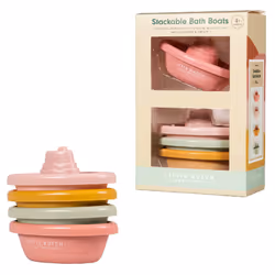 Rubo Toys Little Dutch Bateaux de Bain à Empiler Rose, Bâteau de bain, Garçon/Fille, 0,3 an(s), Plastique, Rose