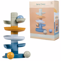 Rubo Toys Little Dutch Tour en Spirale Blue, 1,5 an(s), Plastique, Bleu