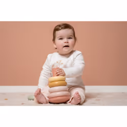 Rubo Toys Little Dutch Anneaux à empiler Rose - Vue supplémentaire 4