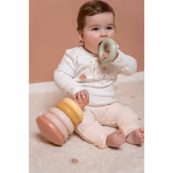 Rubo Toys Little Dutch Anneaux à empiler Rose - Vue supplémentaire 5