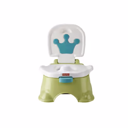 Fisher-Price Tout pour les bébés Pot royal estrade, Bleu, Vert, Blanc, Plastique, Monochromatique, 90 kg, Chine, AA