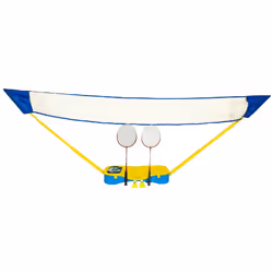 SportX Badminton Net Set in Case Plastique Multico, Plastique, Multicolore