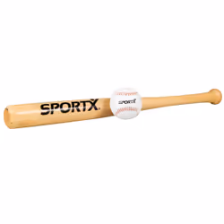 SportX Batte de baseball + balle