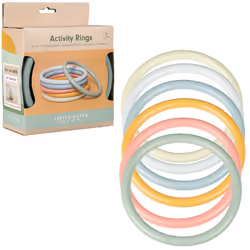 Little Dutch Anneaux d'activité 6/set, 3 an(s), Plastique, Multicolore