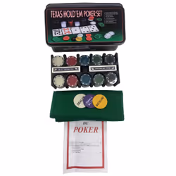 Van der Meulen Texas hold'em poker set