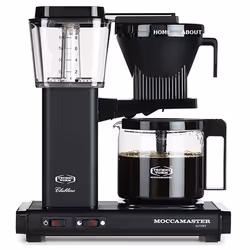 Moccamaster KBG 741 AO, Machine à café filtre, 1,25 L, Café moulu, 1520 W, Noir