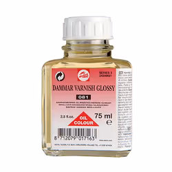 Royal Talens 8712079017163, Transparent, Gloss, 75 ml, Bouteille en verre, Resina de Damar y aceite de trementina