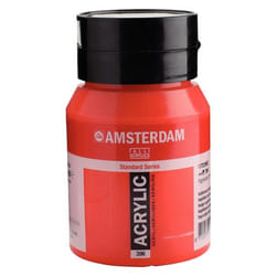 Amsterdam 17723962 peinture acrylique 500 ml Rouge Tube