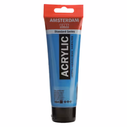 Amsterdam 17095642, Bleu, Peinture acrylique, Liquide + gel, 120 ml