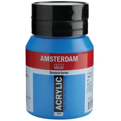 Amsterdam Standard peinture acrylique 500 ml Cyan Bouteille