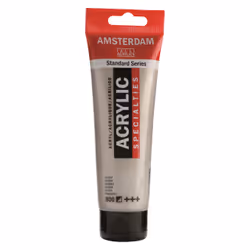 Amsterdam 17098002, Argent, Peinture acrylique, Liquide + gel, 120 ml