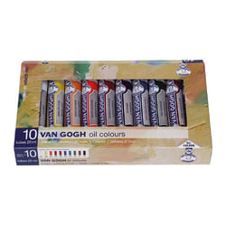 Van Gogh 02820410 peinture à l'huile 20 ml Tube Noir, Bleu, Rouge, Blanc, Jaune