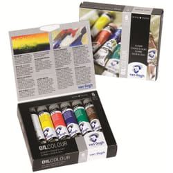 Van Gogh 02821406 peinture à l'huile 20 ml Tube Bleu, Vert, Rouge, Umbra, Blanc, Jaune
