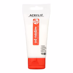 Talens 3511105M, 75 ml, Blanc, Tube