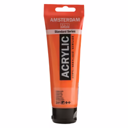 Amsterdam 17093112, Orange, Peinture acrylique, Liquide + gel, 120 ml