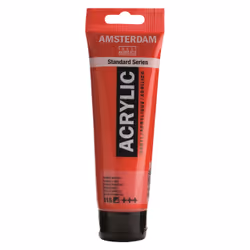 Amsterdam 17093152, Rouge, Peinture acrylique, Liquide + gel, 120 ml