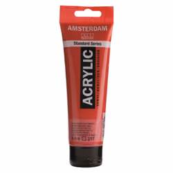 Amsterdam 17093172, Rouge, Peinture acrylique, Liquide + gel, 120 ml