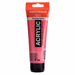 Peinture Acrylique - AMSTERDAM - 120ML - Rose Quinacridone - Tube - 70 Couleurs Disponibles