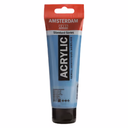 Amsterdam 17095172, Bleu, Peinture acrylique, Liquide + gel, 120 ml