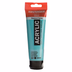 Amsterdam 17096612, Bleu, Peinture acrylique, Liquide + gel, 120 ml