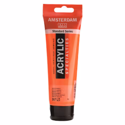 Amsterdam 17092572, Orange, Peinture acrylique, Liquide + gel, 120 ml