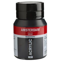 Amsterdam Standard peinture acrylique 500 ml Noir Bouteille