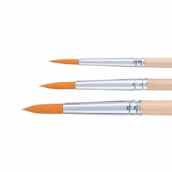 Talens 9099123M, Set de pinceaux, Brosse ronde, Polyester, 3 pièce(s)