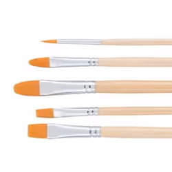 Talens 9099235M, Set de pinceaux, Assortie, Polyester, 5 pièce(s)