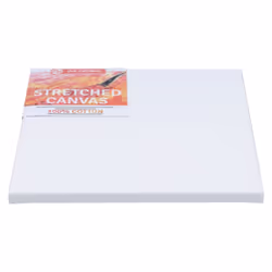 Talens 9575101M, Peint, Toile pré-étirée, Blanc, Coton, 100 mm, 100 mm