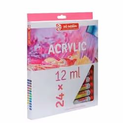 Talens 9021724M, Multicolore, Peinture acrylique, Liquide, 12 ml, 24 pièce(s)