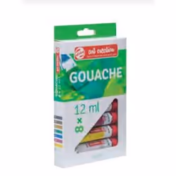 Talens 9021608M, Multicolore, Gouache, Liquide, 12 ml, 8 pièce(s)