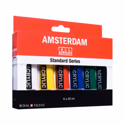 Talens 17820406, Multicolore, Peinture acrylique, Liquide, 20 ml, 6 pièce(s)