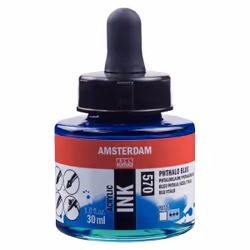 Amsterdam 17205700, Bleu, 30 ml, 1 pièce(s), Phthalo Blue