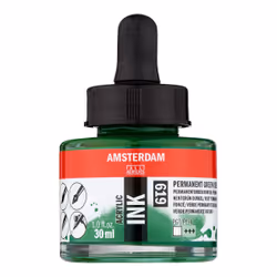 Amsterdam 17206190, Vert, 30 ml, 1 pièce(s), Permanent Green Deep