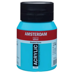 Amsterdam Standard peinture acrylique 500 ml Bleu, Turquoise Bouteille