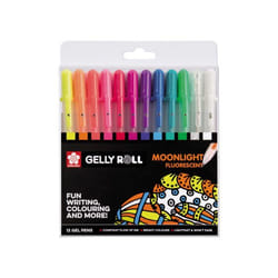 Sakura POXPGBMOO12 stylo à encre gel Stylos à encre gel avec bouchon Fin Multicolore 12 pièce(s)