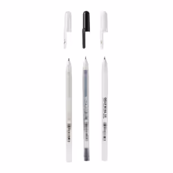 Sakura Gelly Roll Stylos à encre gel avec bouchon Noir, Blanc 3 pièce(s)
