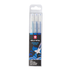 Sakura Stardust Ocean Stylos à encre gel avec bouchon Bleu, Bleu clair, Marine 3 pièce(s)