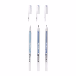 Sakura Stardust Ocean Stylos à encre gel avec bouchon Bleu, Bleu clair, Marine 3 pièce(s)