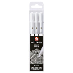 Sakura Gelly Roll Stylos à encre gel avec bouchon Multicolore Blanc 3 pièce(s)