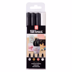 Sakura POXPMKA4, Fin, 4 couleurs, Cuivre, Or, Argent, Blanc, 4 pièce(s), Ampoule