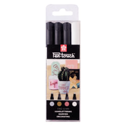 Sakura POXPMKA4 stylo-feutre Fin Cuivre, Or, Argent, Blanc 4 pièce(s)