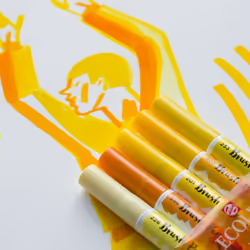 Talens Ecoline marqueur 5 pièce(s) Orange, Jaune