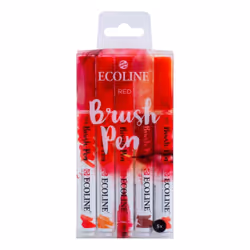 Talens 11509903, 5 pièce(s), Orange, Rouge, Multicolore, Rond, Encre à base d'eau, Ampoule