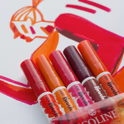 Talens 11509903 marqueur 5 pièce(s) Orange, Rouge