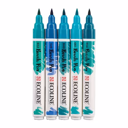 Talens 11509909 marqueur 5 pièce(s) Bleu, Vert