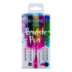 Talens Ecoline marqueur 5 pièce(s) Noir, Bleu, Magenta, Jaune