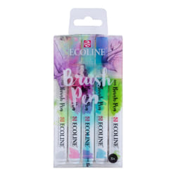 Talens Ecoline marqueur 5 pièce(s) Rose, Bleu, Vert, Gris, Violet