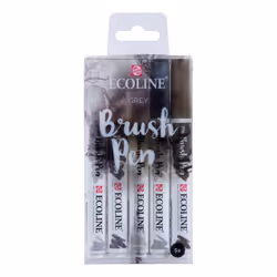Talens 11509907, 5 pièce(s), Gris, Multicolore, Rond, Encre à base d'eau, Ampoule