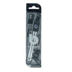 Bruynzeel 60284002 compas à secteur Noir, Gris 5 pièce(s)